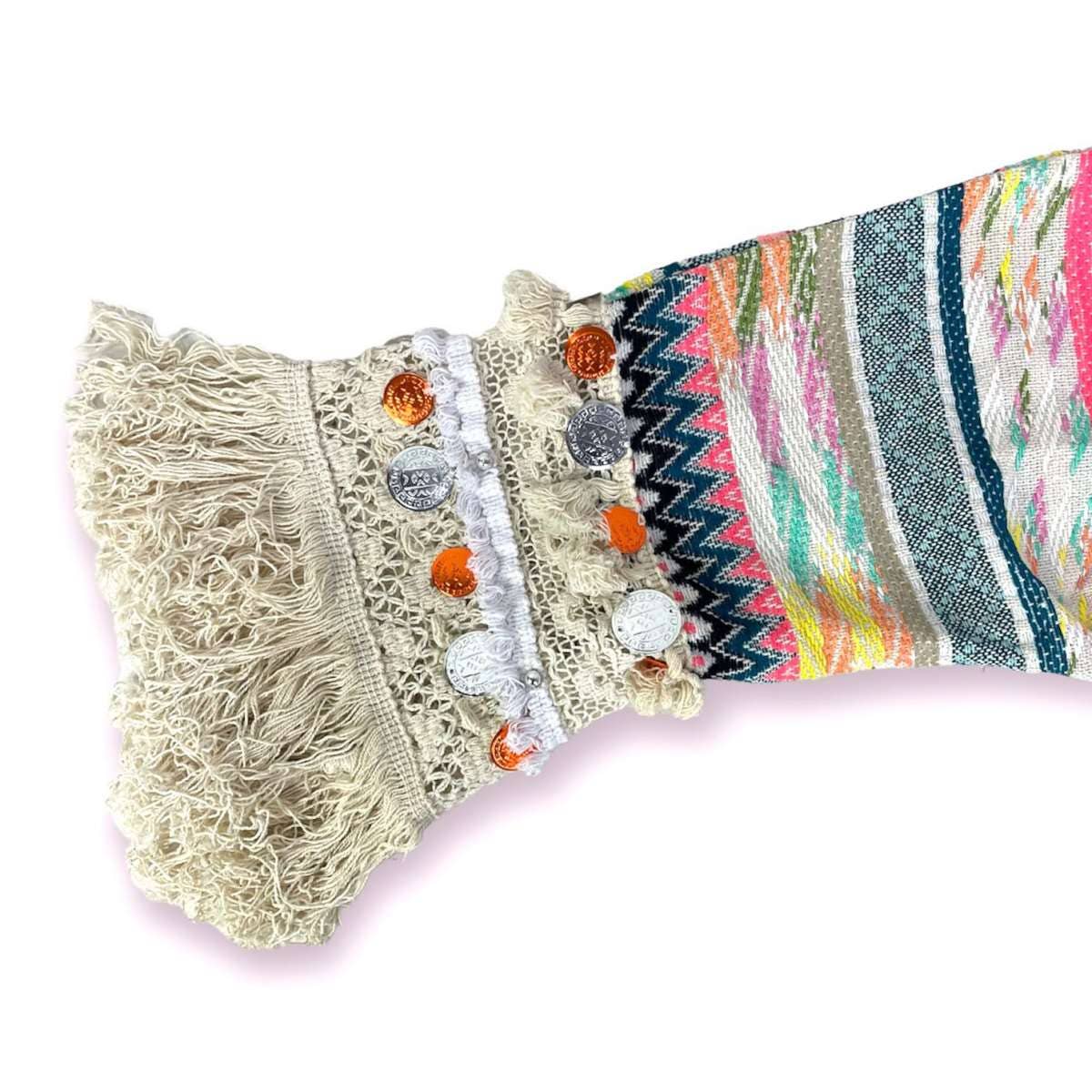 Flerfarvet sortiment Boho Chic bomuldsjakke til kvinder - afslappet stil for engroshandel på Faire16