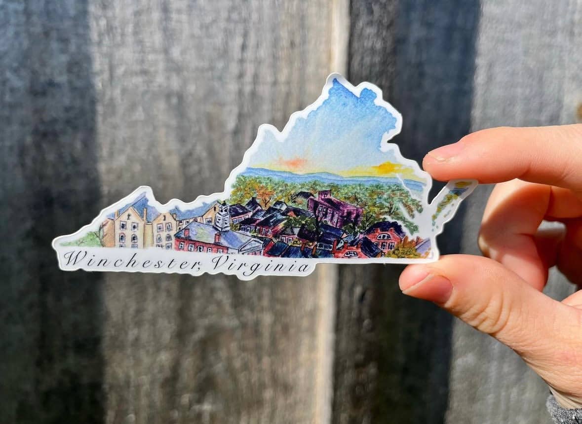 E. Farewell Artistics - Wholesale Sticker - Winchester Sticker | Virginia Sticker | Vinyl Sticker0