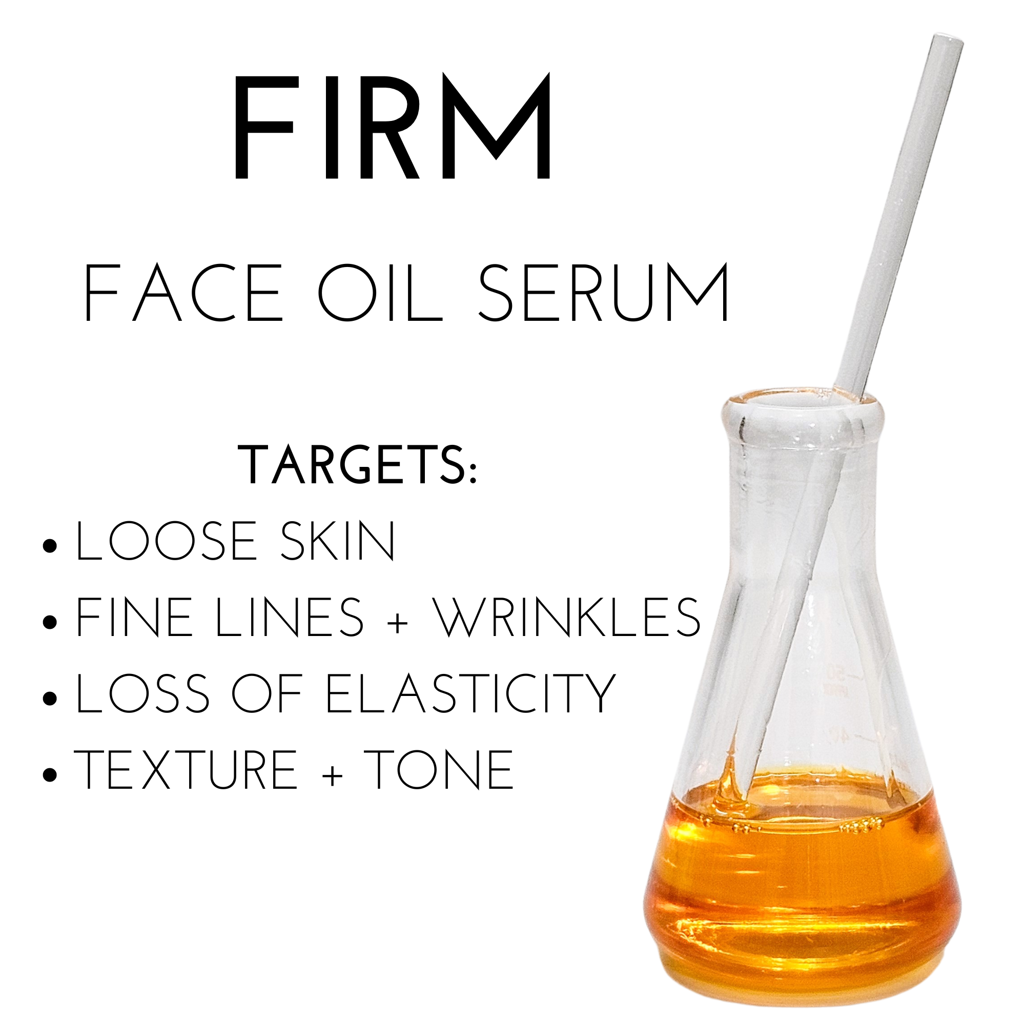 Just Pure Skincare - Vente Huile pour le visage - Huile pour le visage raffermissante entièrement naturelle au Botox - Marque privée1