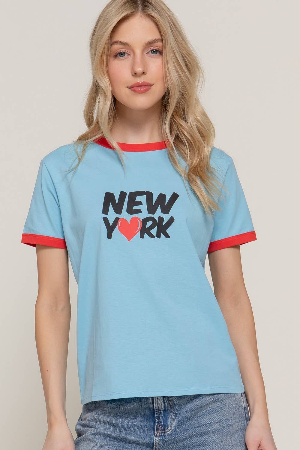 Vanilla Monkey - Wholesale T-Shirt (Graphic) - Women's - Short Slv Crew Neck Printed Ringer Tee3