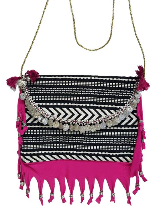 Indian Bag With Fringe for wholesale by Yak & Yeti