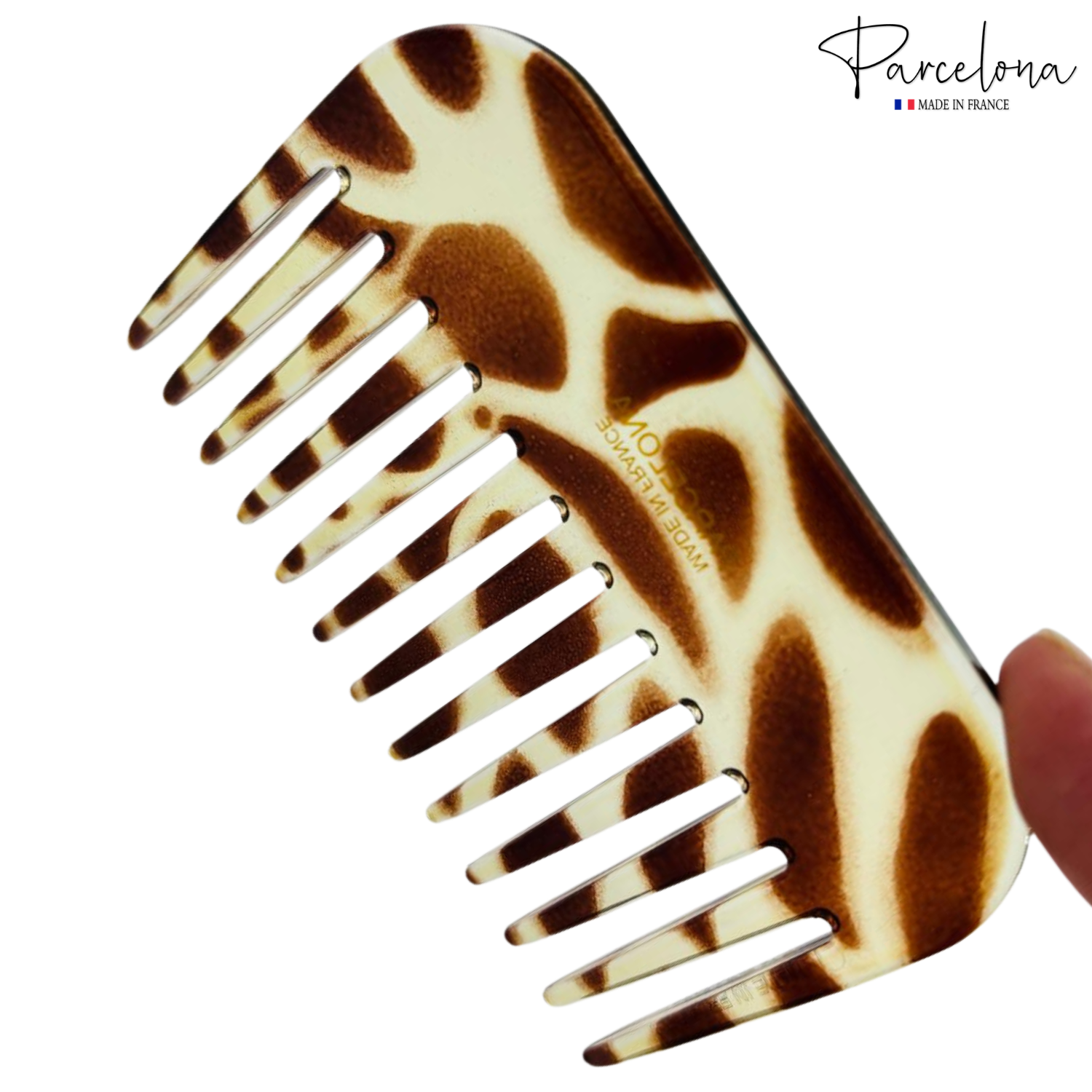 Parcelona - Wholesale Hair Brush/Comb - Parcelona Wide Tooth Comb Tropical Toucan Floral Print Comb for Thick Curly Hair32