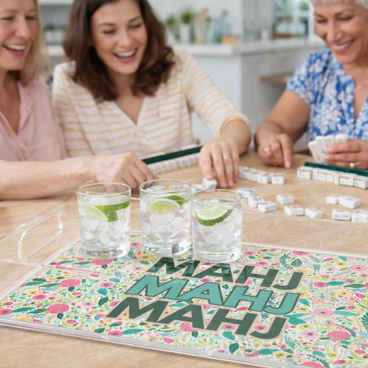 Acrylic Serving Tray - Spring 2025 Collection - MAHJ for wholesale by Thomas and Lee Company