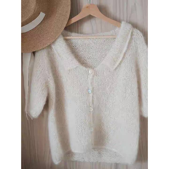 Cardigã de mangas curtas - CH5054 por atacado de LUCCE