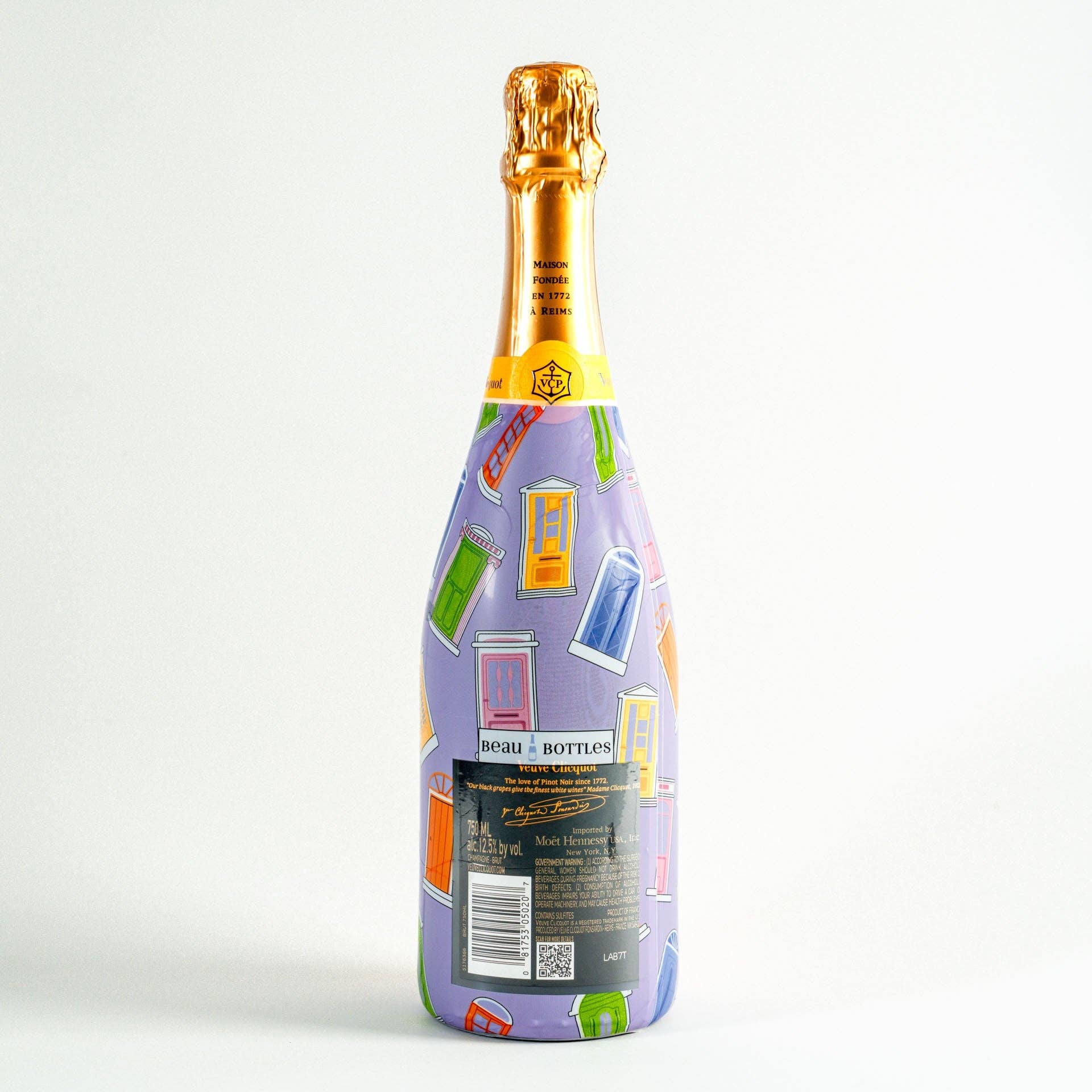 Beau Bottles - Vente Pochette cadeau pour bouteille de vin - Beau Bottles Portes de Notting Hill - Collection de Champagne4
