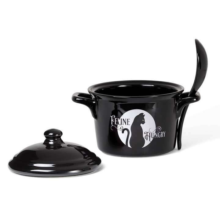 Alchemy Of England (Alchemy USA Distributor) - Wholesale Bowl - Feline Hungry (Ceramic Soup Bowl)1