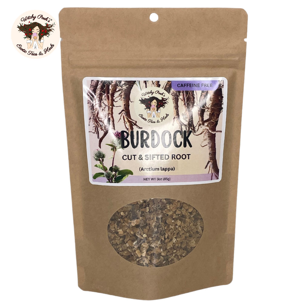 Witchy Pooh's Exotic Teas & Herbs - Wholesale Loose Tea - Witchy Pooh's Burdock Root Tea - Cut and Sifted21