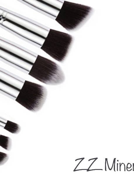 Zz Mineral Full Makeup Brush Set for wholesale by Z Skin Cosmetics