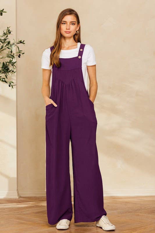 Oddi – wholesale Jumpsuit – Women's – Solid Button Sling Jumpsuit21