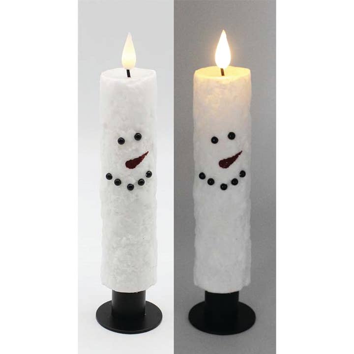 WT Collection - Wholesale Tapered Candle/Candlestick - Thick Snowman Taper (8.5 inch)