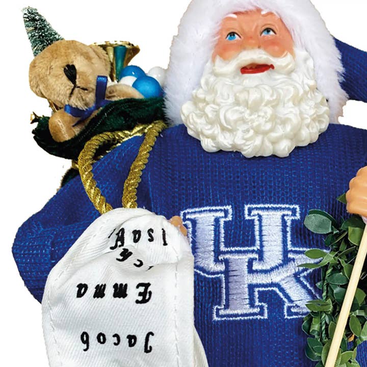 Santa’s Workshop Inc. - Wholesale Christmas Decoration - 12" Kentucky Proud Santa1
