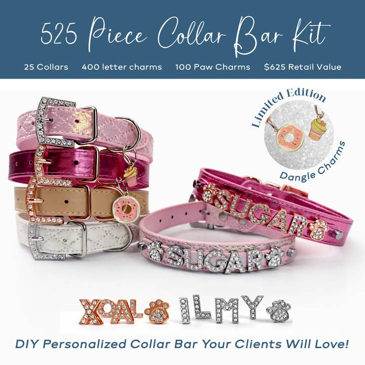 Personalizable Collar Bar:Sweet Treats-525 Pieces-$625 MSRP for wholesale by House of FurBaby
