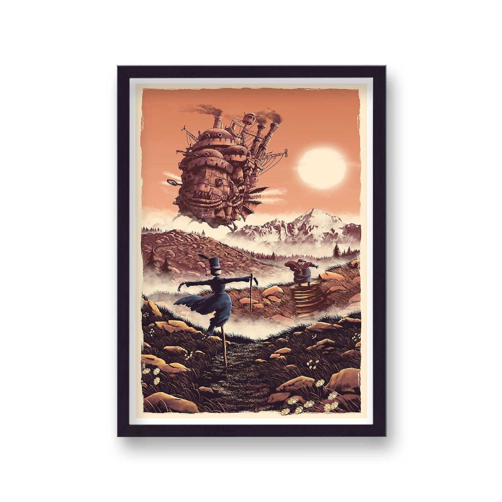 Gallery Print and Art - Wholesale Art Print - Howl's Moving Castle Alternative Movie Poster V10