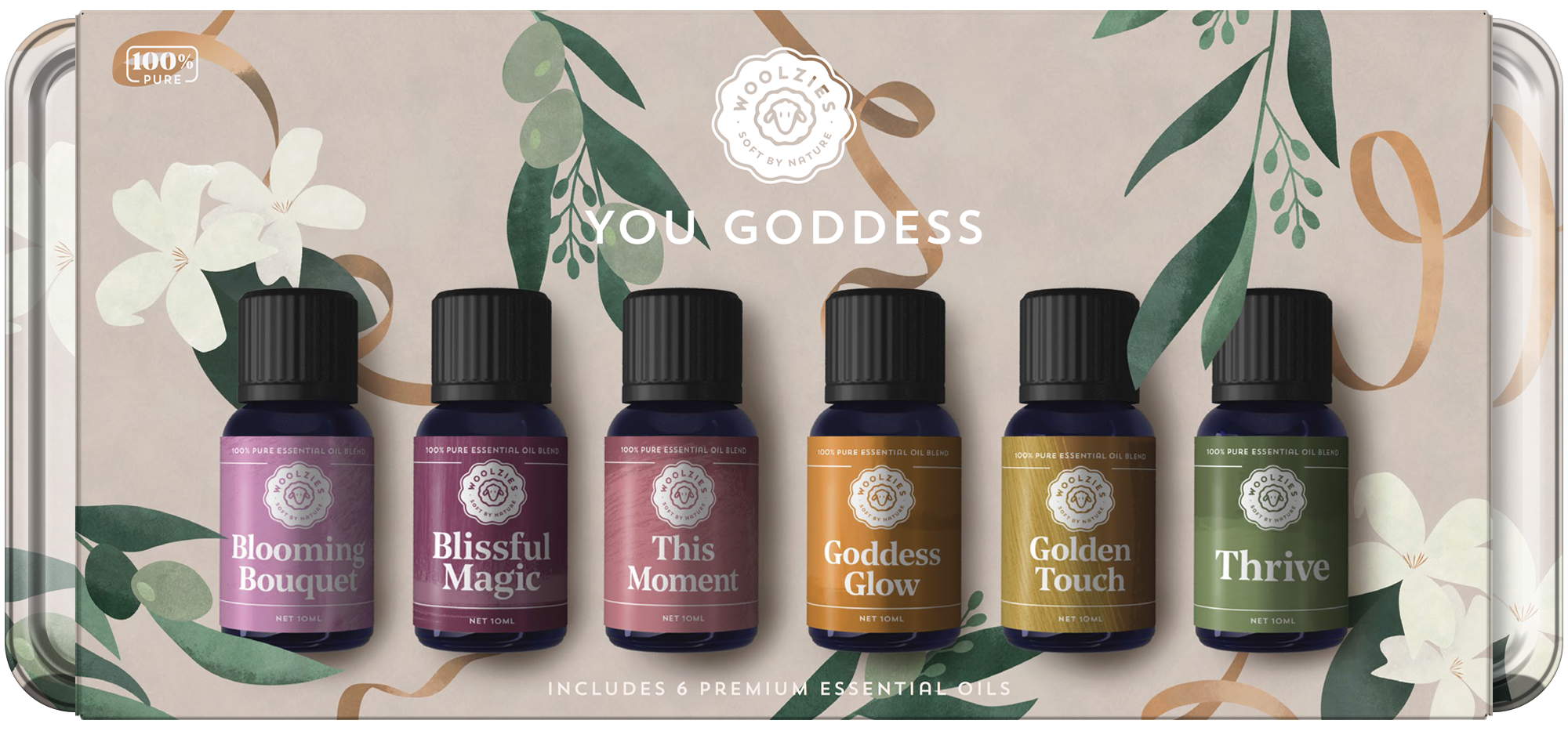 Woolzies - Wholesale Essential Oil - You Goddess Essential Oil Tin Set Of 61