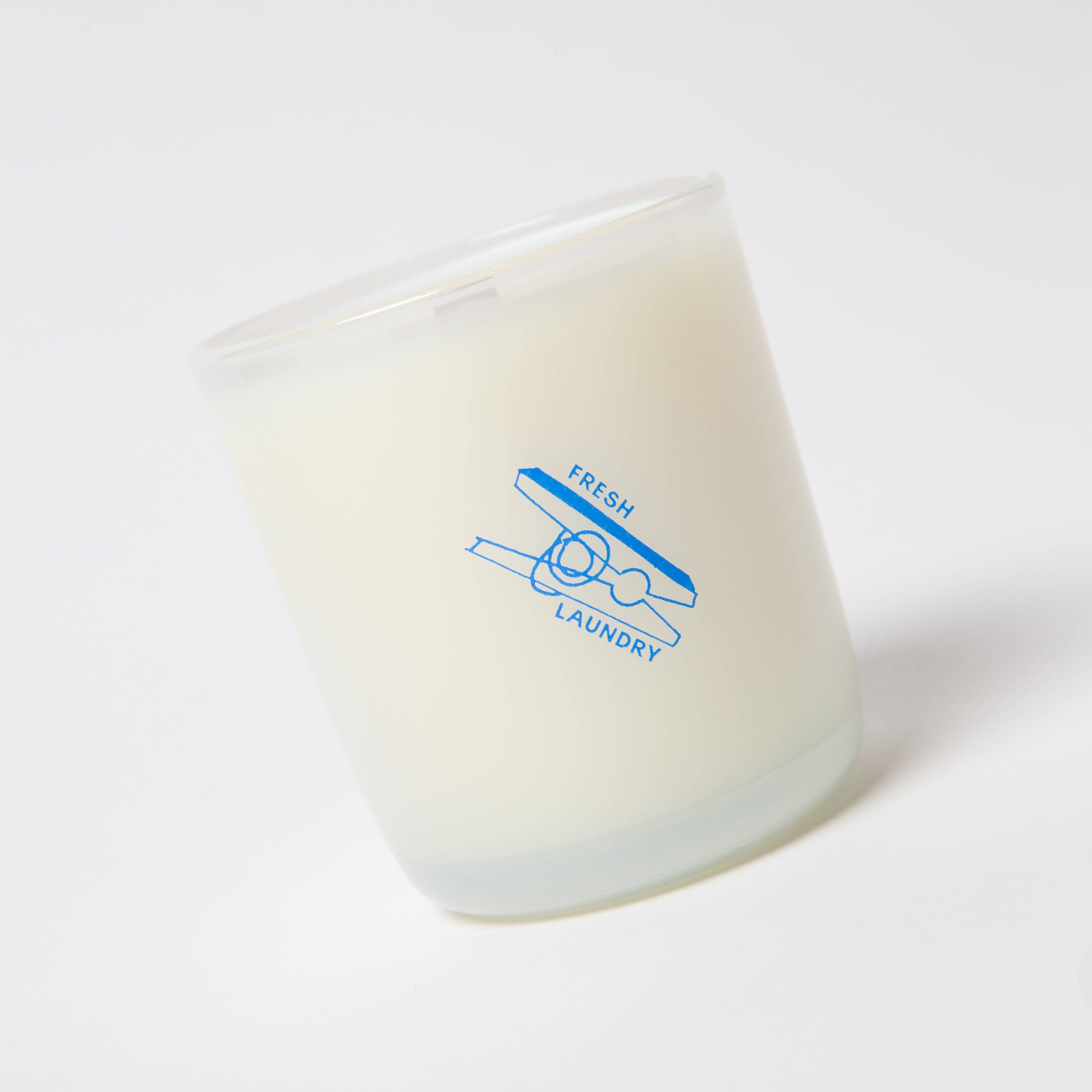 Milk Jar Candle Co. – Engroshandel Glaslys – Fresh Laundry Duftlys med regn, bomuld og vanilje, kokossoja 8 oz13