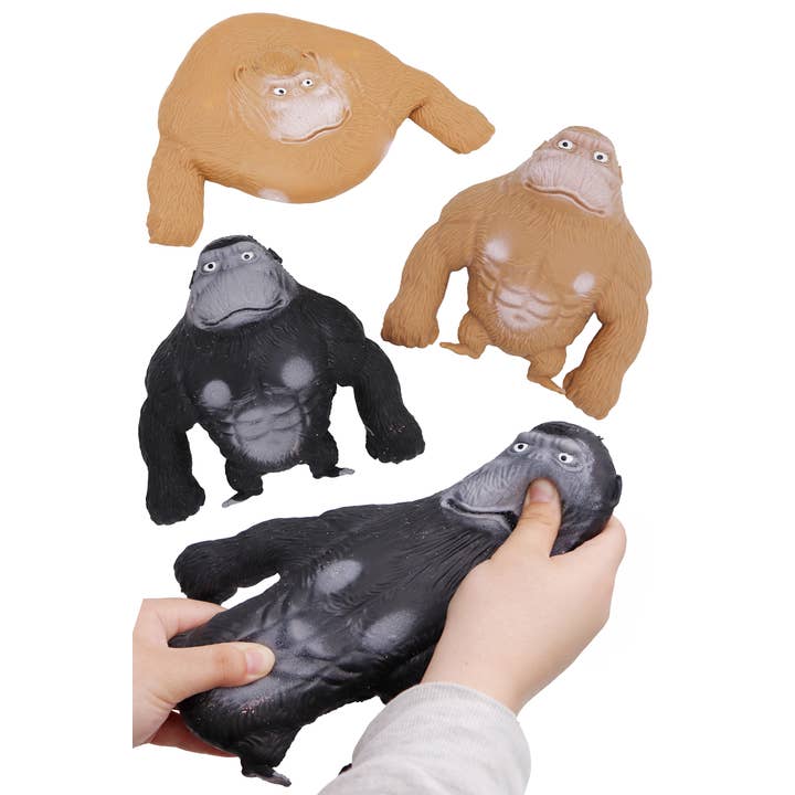 ASSORTED Viral Jumbo Gorilla Stretch Pull Sand Squishy for wholesale on Faire