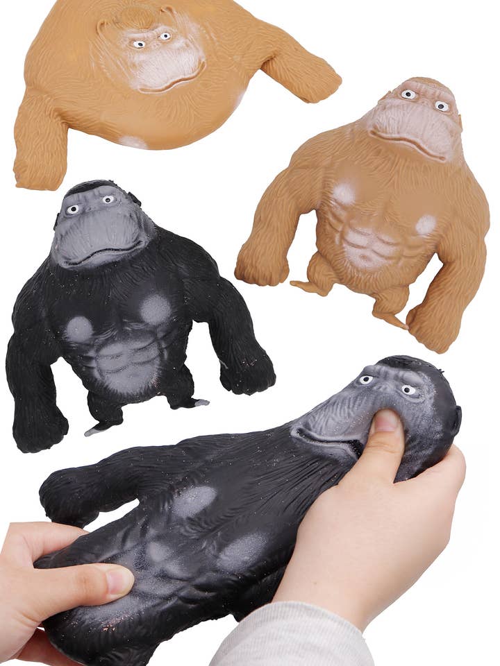 Viral Jumbo Gorilla Stretch Pull Sand Squishy for wholesale by Cap Zone