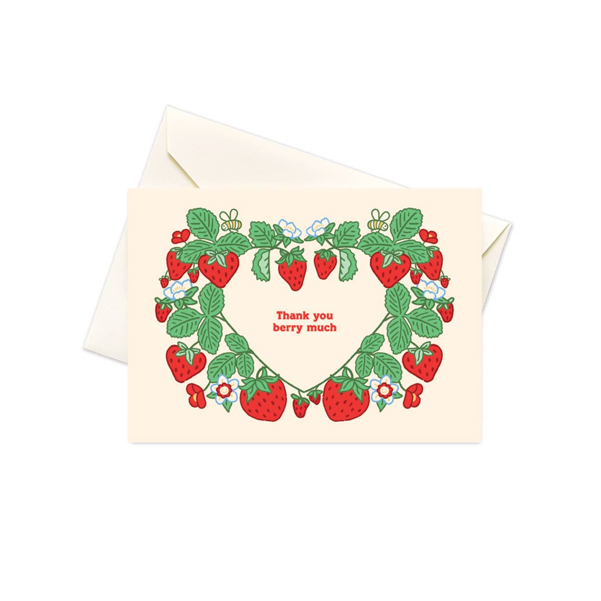 Seltzer Goods - Wholesale Stationery/Notecard Set - Strawberry Heart Boxed Notes0