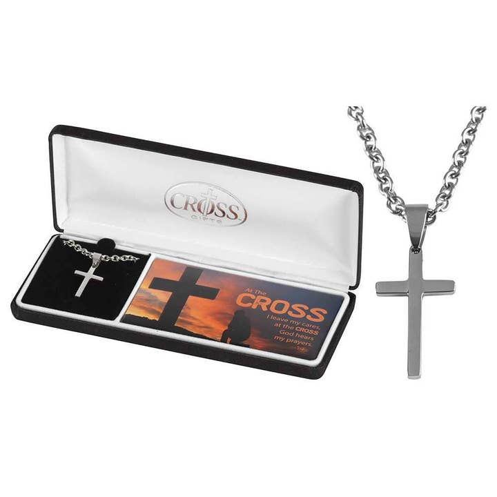 Collier At The Cross en acier inoxydable pour la vente par Cottage Garden