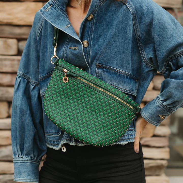 Lumi + Sol - Wholesale Crossbody Bag - Women's - Lumi Woven Crossbody Bag8