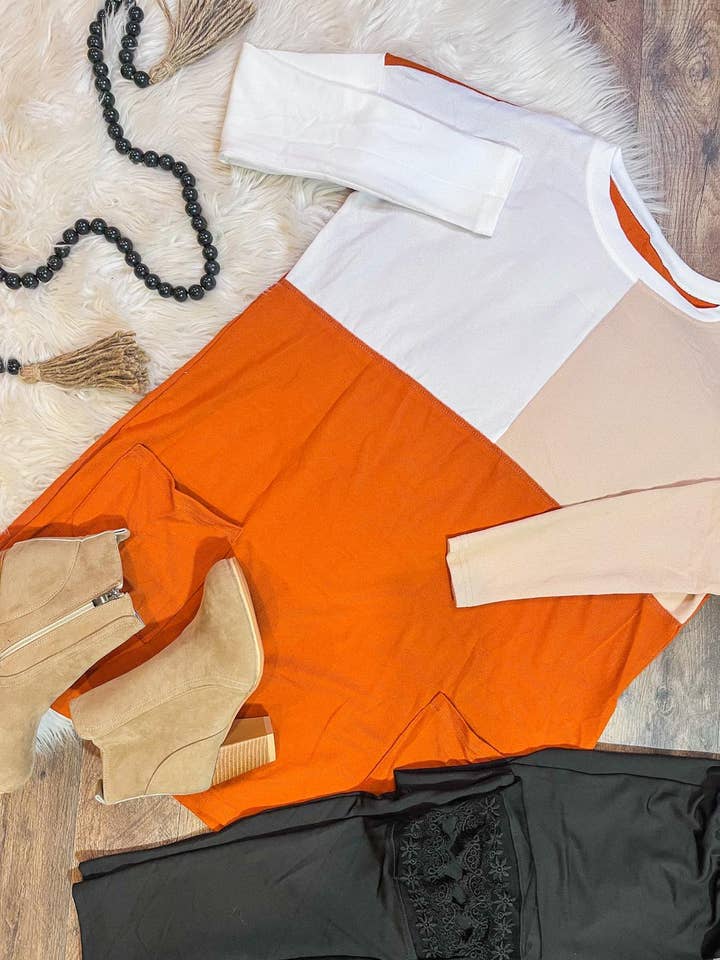 RTS COLORBLOCK POCKET TUNIC for wholesale by Forever3AM