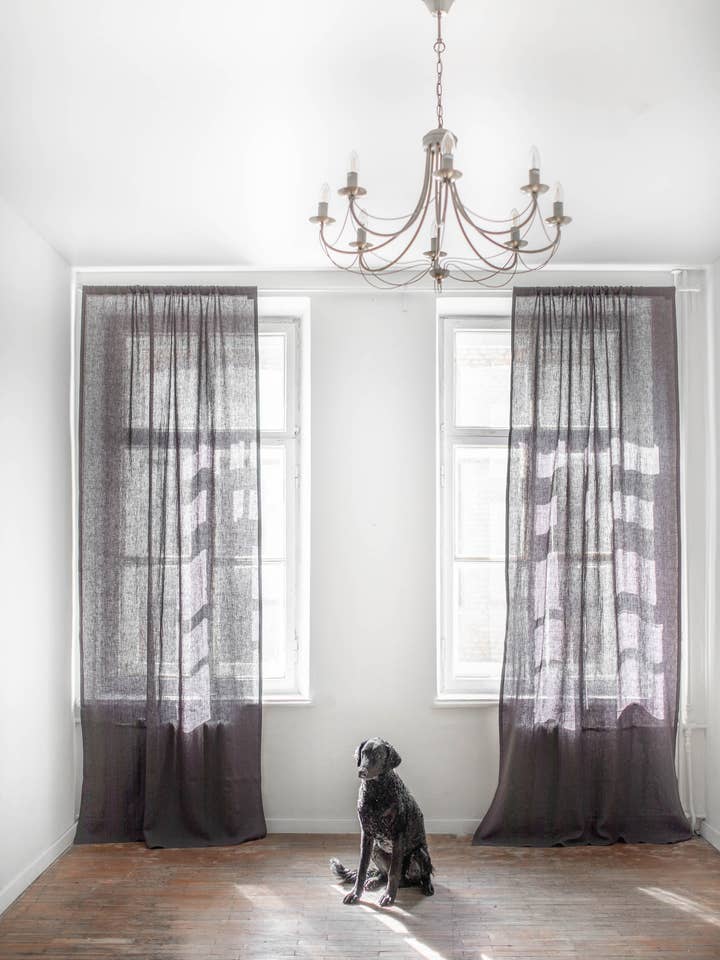 Leinenvorhang für den Großhandel von AmourLinen