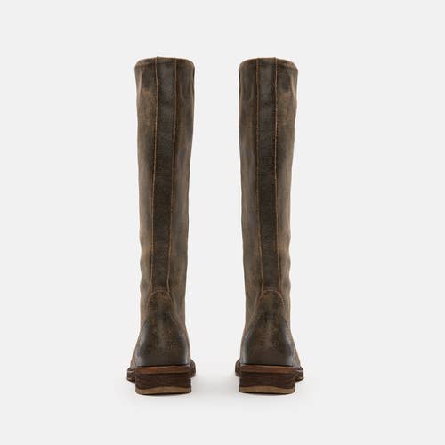 Women´S Leather Biker Boots - Cooper A712 Noumerat Tobacco for wholesale on Faire1