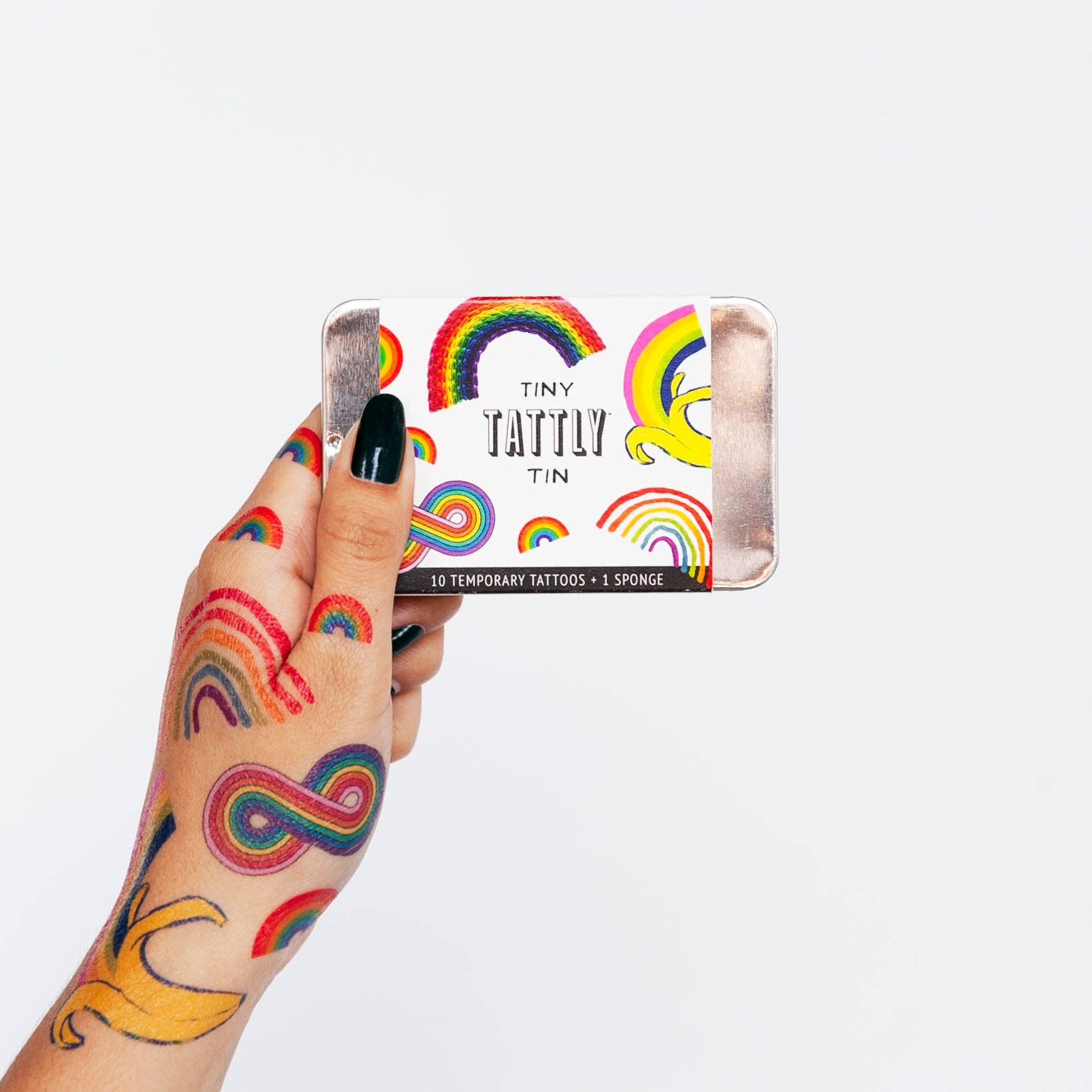 Tattly - Wholesale Temporary Tattoo - Tiny Rainbow Tattoo Tin1