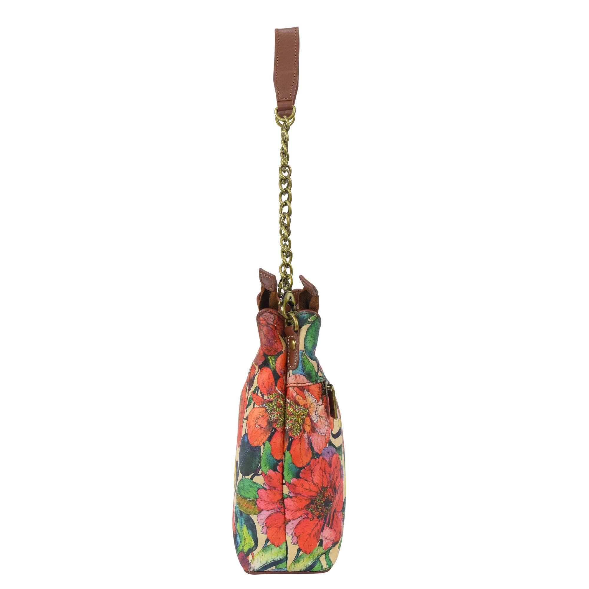 Anuschka | Vanya Lara (USA) - Wholesale Shoulder Bag - Women's - Heritage Leather Multicompartment Hobo - 85323