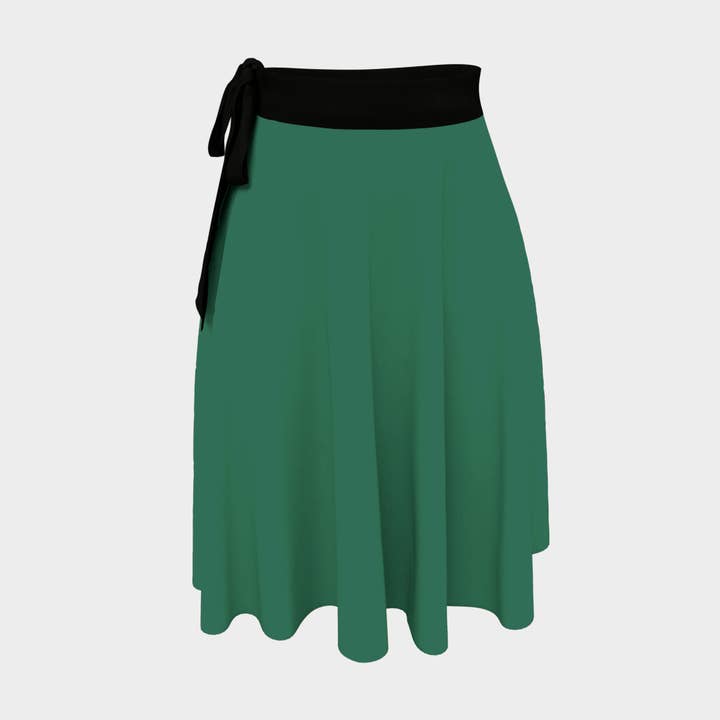 Lysegrøn omslagsnederdel for engroshandel hos Rainbow City