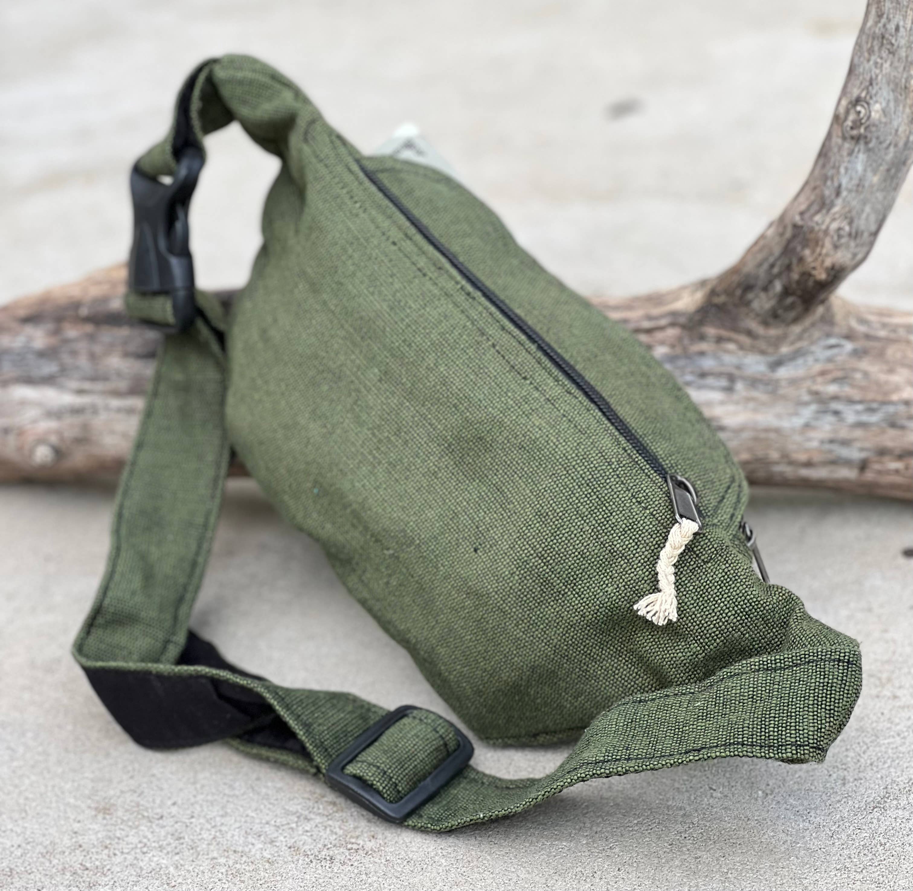 Lungta Imports - Wholesale Belt Bag - Women's - Eco-Friendly Boho Hippie Style Hemp Fanny Pack Hip Waist Bag19