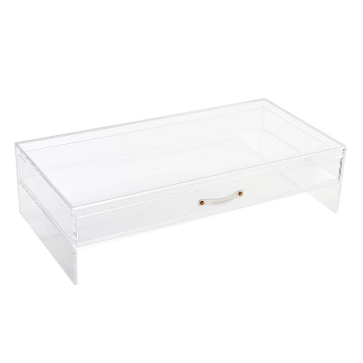 russell+hazel - Wholesale Desk Organizer - Acrylic Monitor Stand with Drawer3