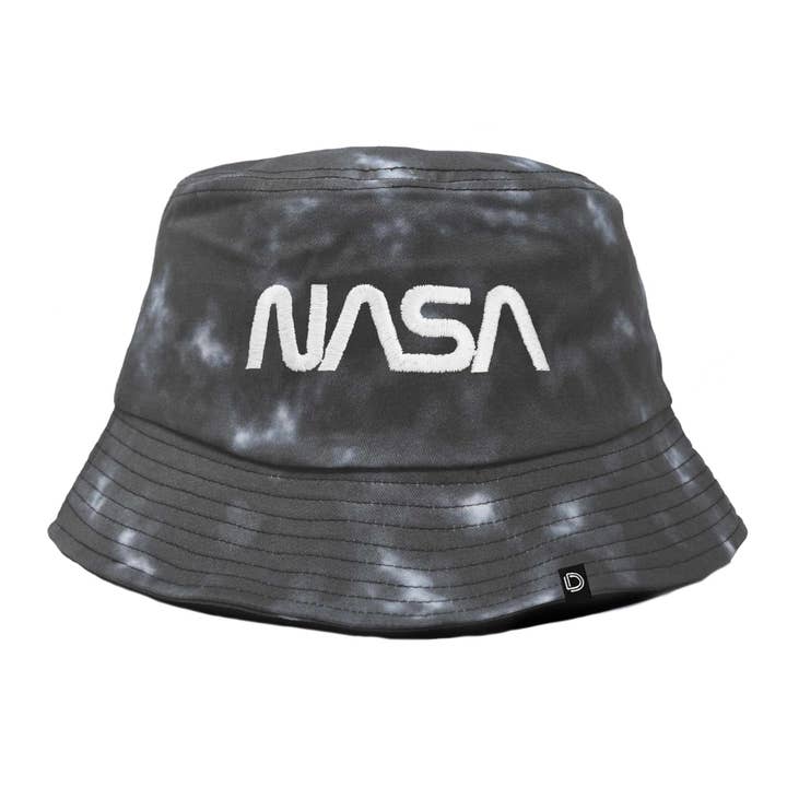 Dalix NASA Worm Tie Dye Bucket Hat for wholesale by Dalix
