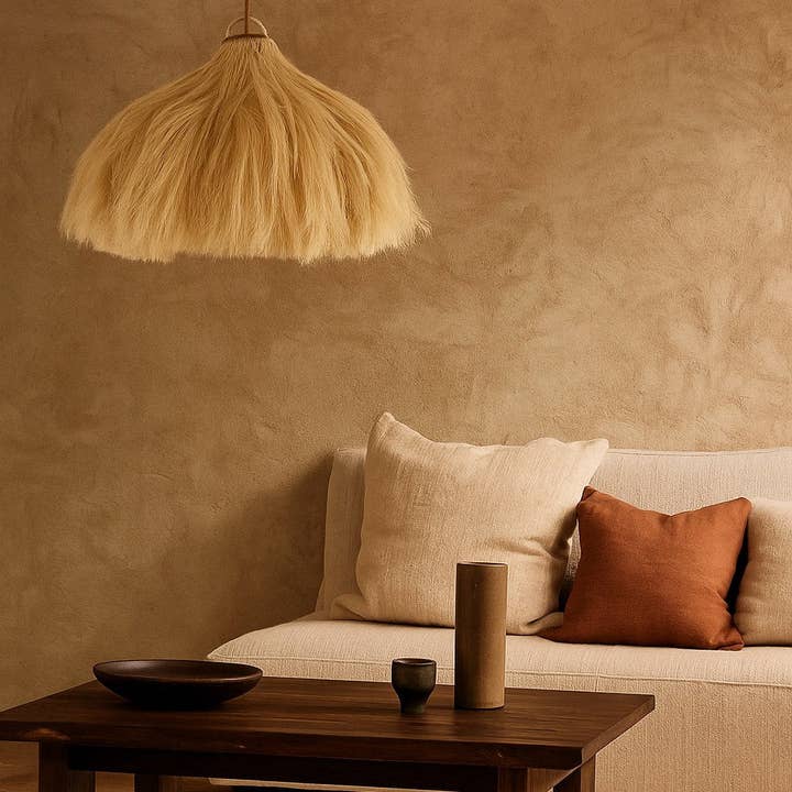 Bazar Bizar Living - Wholesale Lamp Shade - The Rami Pendant - Natural - M1