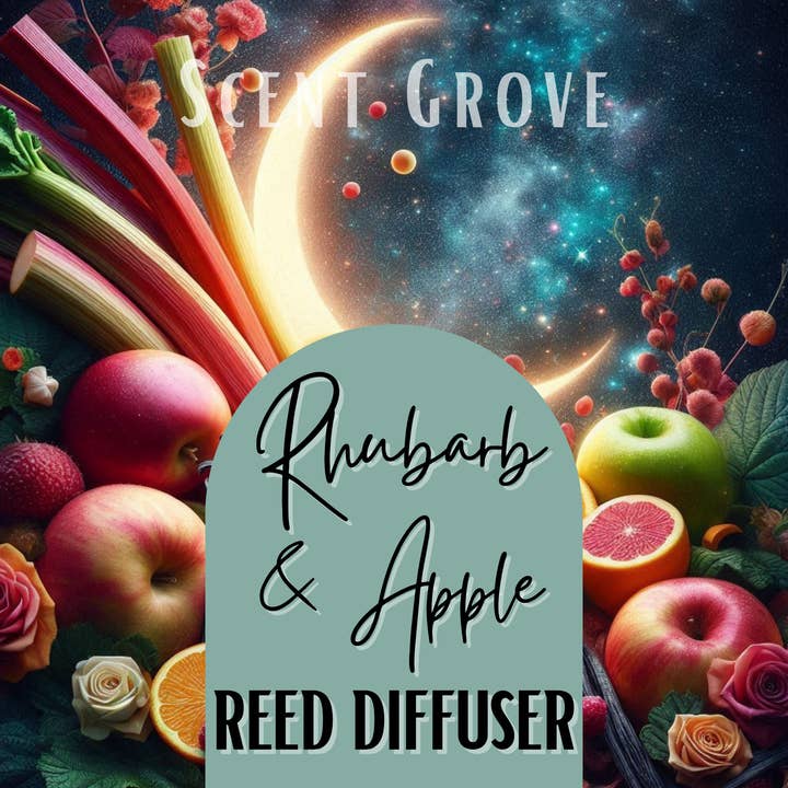 Rhubarb & Apple Scented Reed Diffuser 200ml for wholesale by Scent Grove