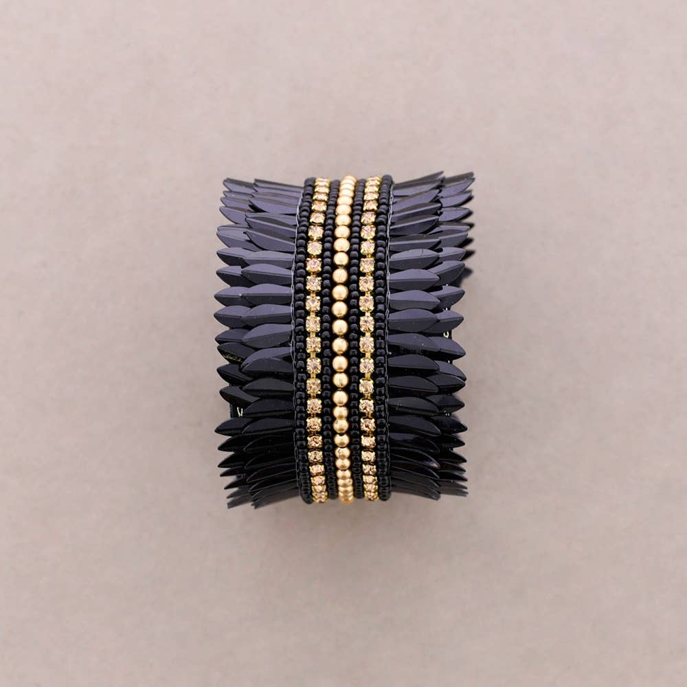 Sonata - Vente Bracelet de perles - Bracelet ajustable en sequins0