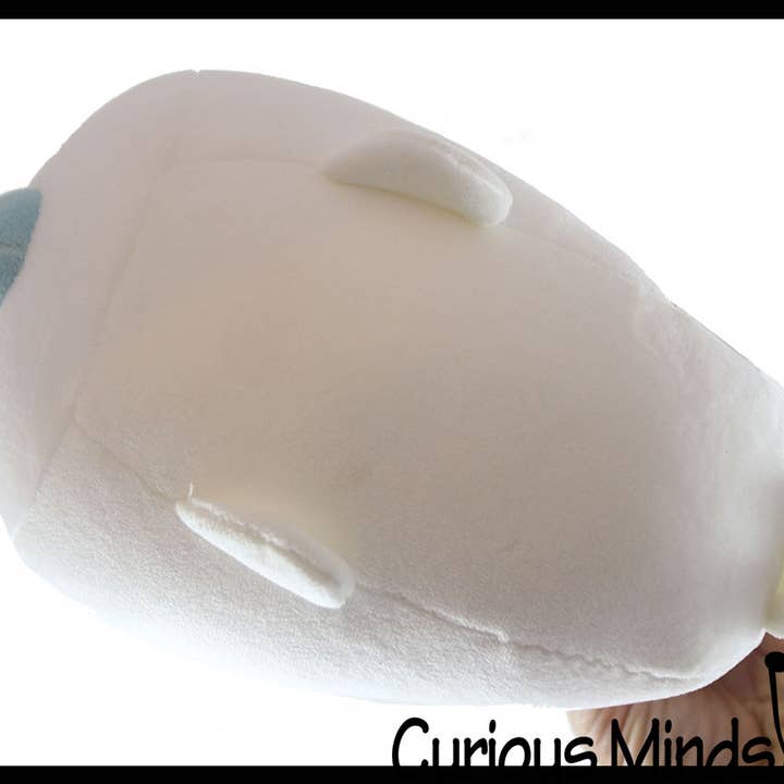 Curious Minds Toys - Wholesale Stuffed/Plush Toy - Kids & Baby - Chubby Plush Harp Seal Stuffed Animal Toy - Soft Squishy Rol