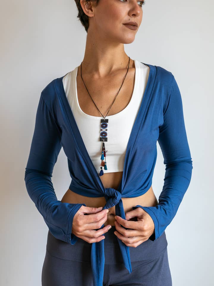 Paramita Designs - Venta al por mayor Chaqueta - Mujer - Mini chaqueta de ballet con envoltura de yoga