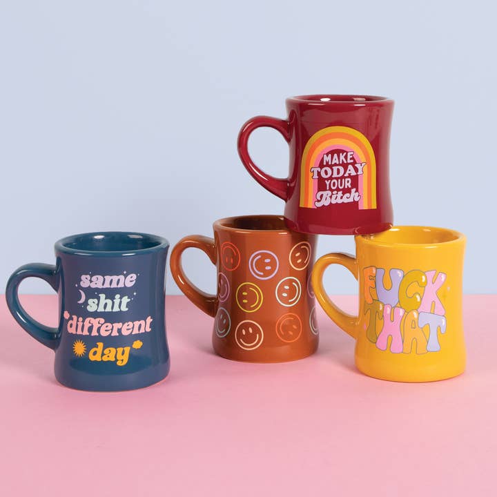 Diner Mugs for wholesale by Talking Out of Turn