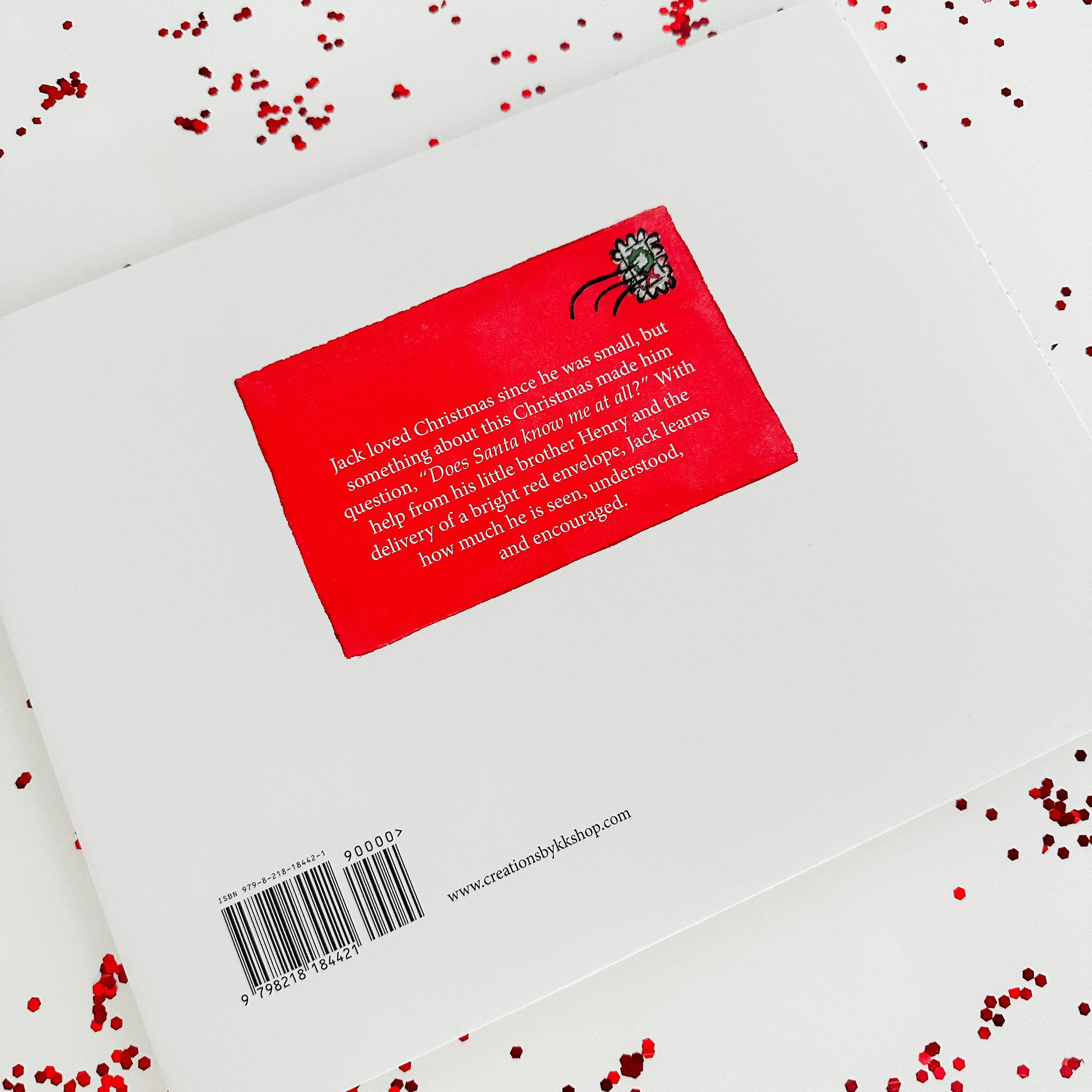 Creations By KK - Wholesale Preschool Book (3-5) - Children’s Christmas Book- The Bright Red Envelope1