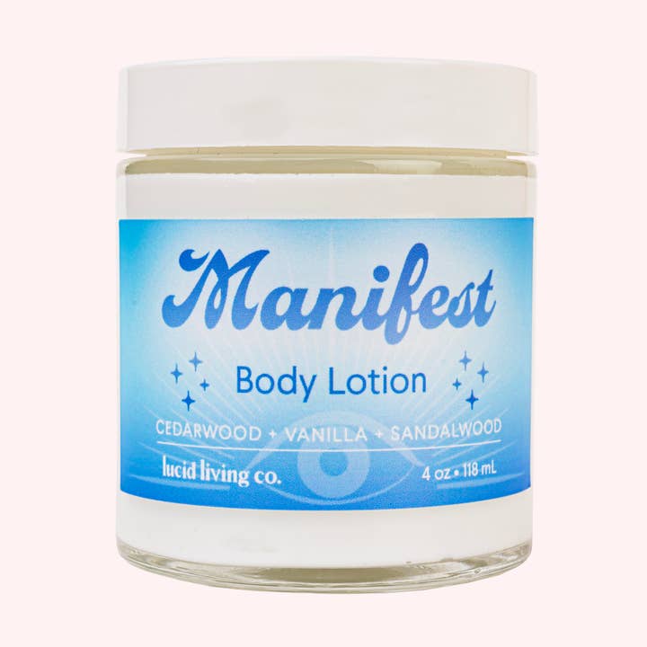 Manifest bodylotion voor wholesale door Lucid Living Co.
