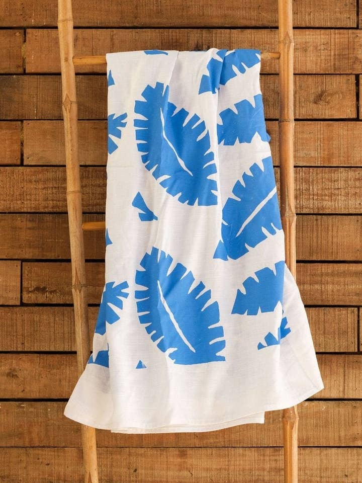 Rise Beyond the Reef - Wholesale Swim Cover Up - Women's - Handprinted "Sulu" Sarong - Senibua Print