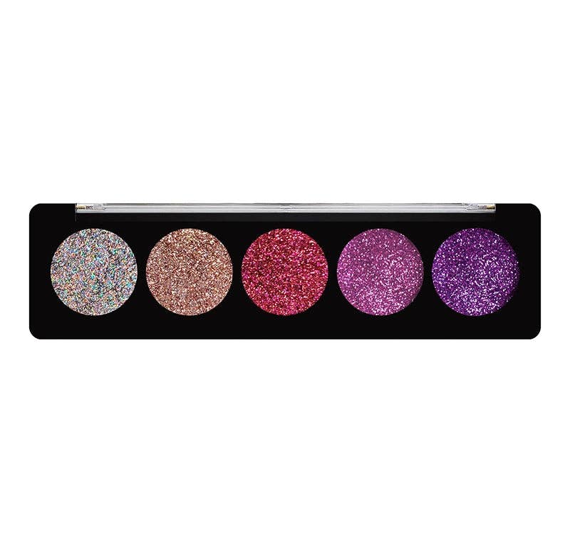 Profusion Cosmetics UK - Wholesale Eyeshadow Palette - GLITTER GEMS | 5 SHADE GLITTER PALETTES20