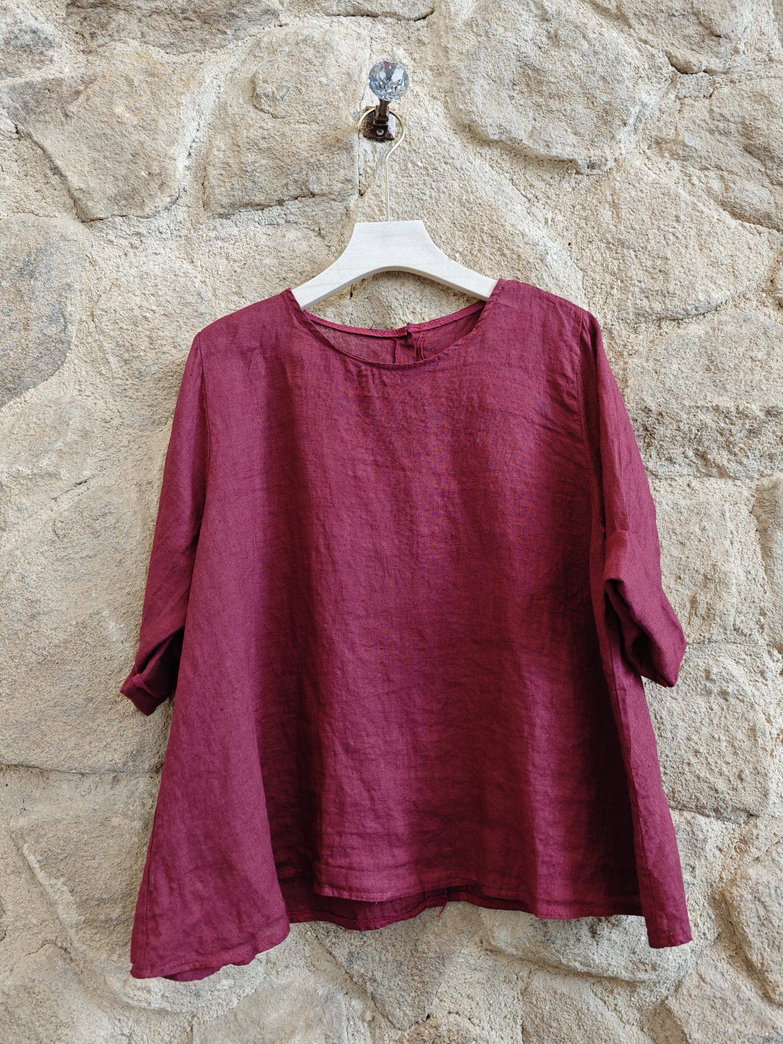 Linen & More - Vendita all'ingrosso Camicetta - Donna - REF 59100 BLUSA A MANICA LUNGA 100% LINO5