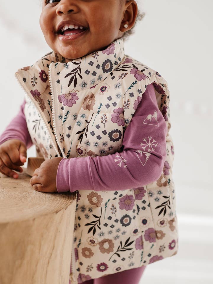 Puffer Vest Fall Winter 2025 for wholesale by babysprouts clothing company