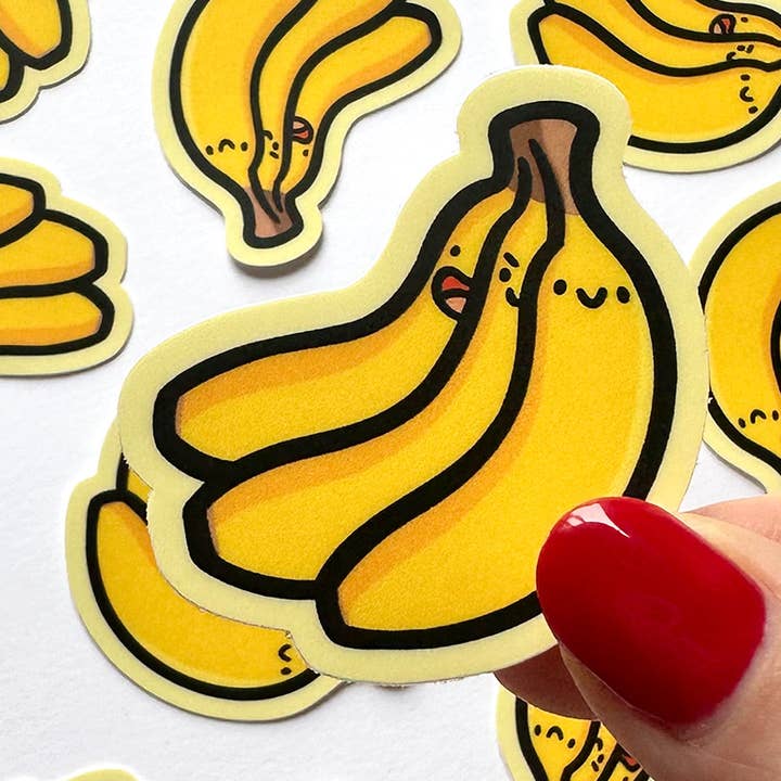 Autocollant Mini Bananes pour la vente par Shop Emily M