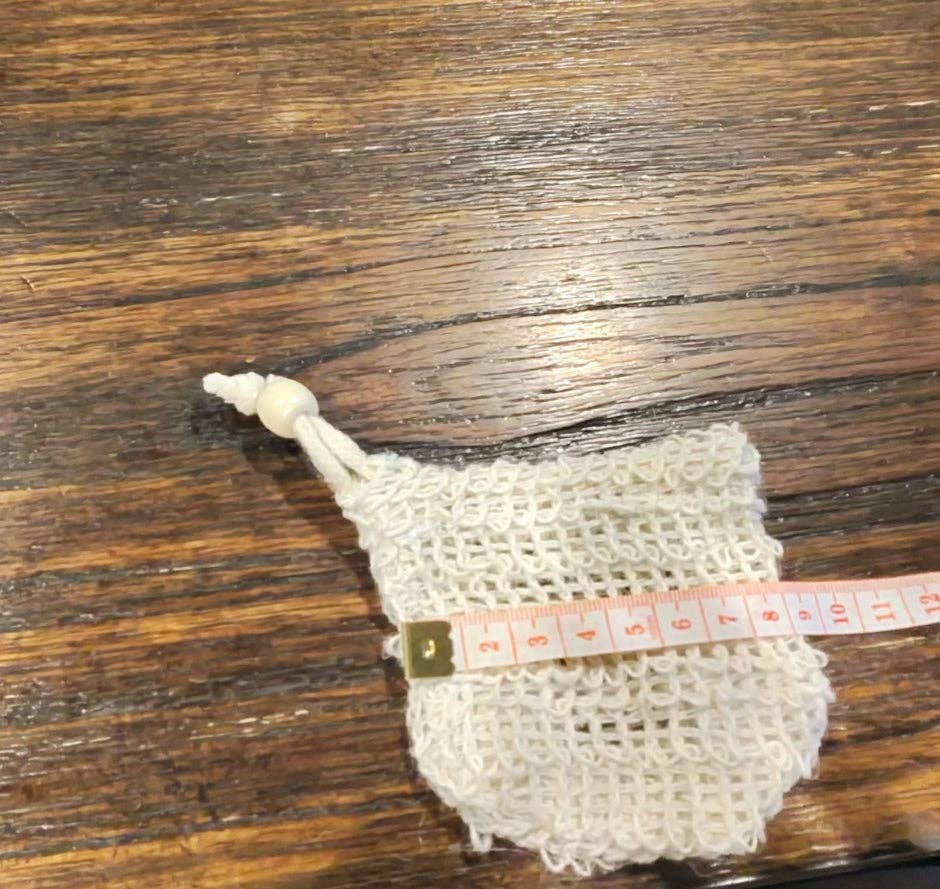 Fiori Essentials&Co - Wholesale Soap Pouch/Sack/Bag - Custom Sisal Soap Saver Bags – Sizes 8x8 cm & 6x10 cm0