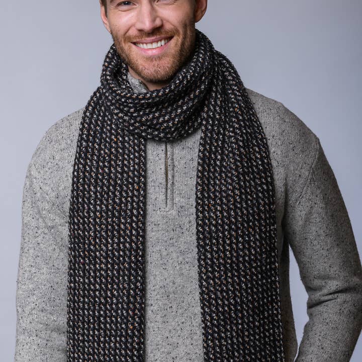 Mucros Weavers - Wholesale Scarf - Unisex - Atlantic Scarf 1