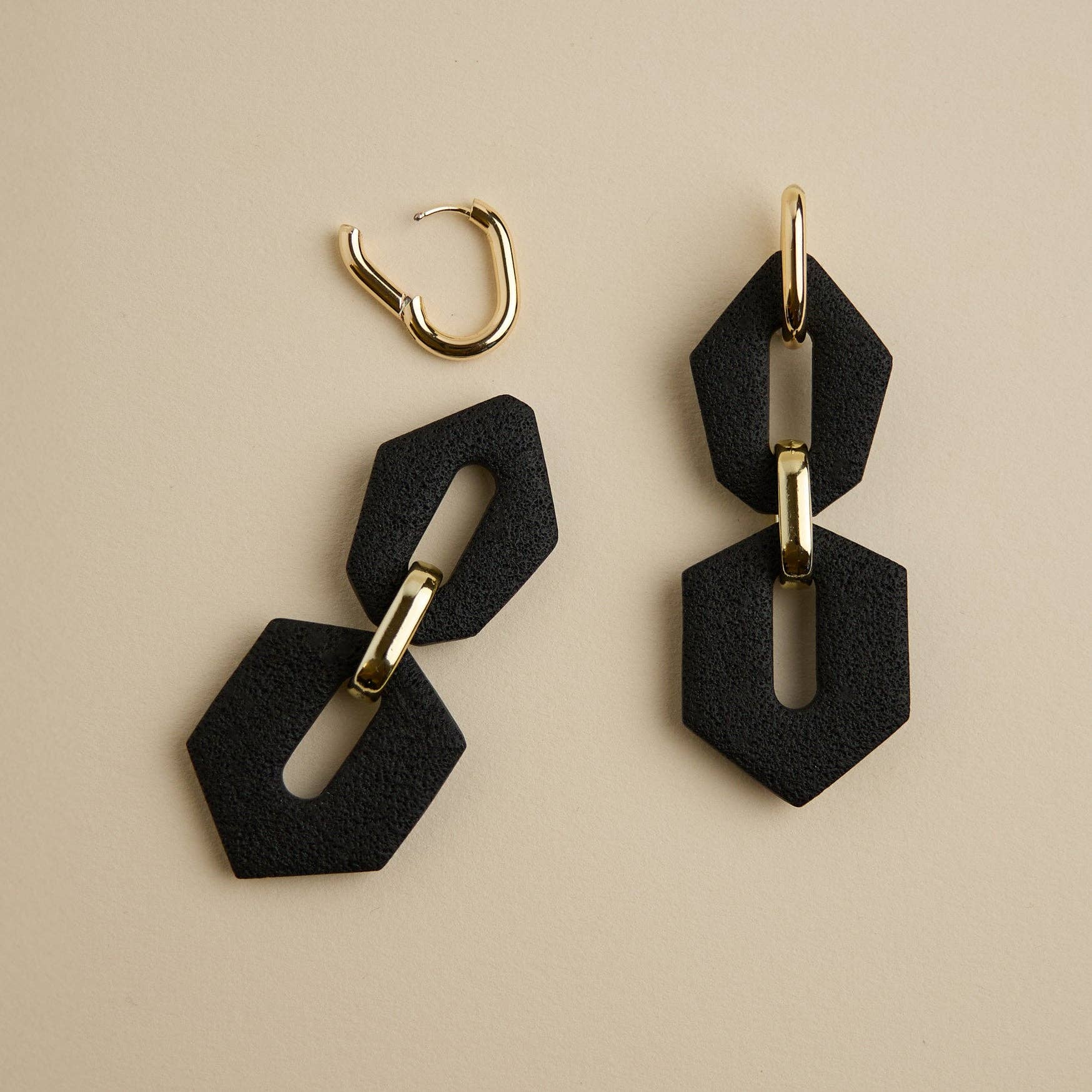 LYHO - Wholesale Hoop Earrings - Shilla Hoops | Handmade clay earrings | LYHO13