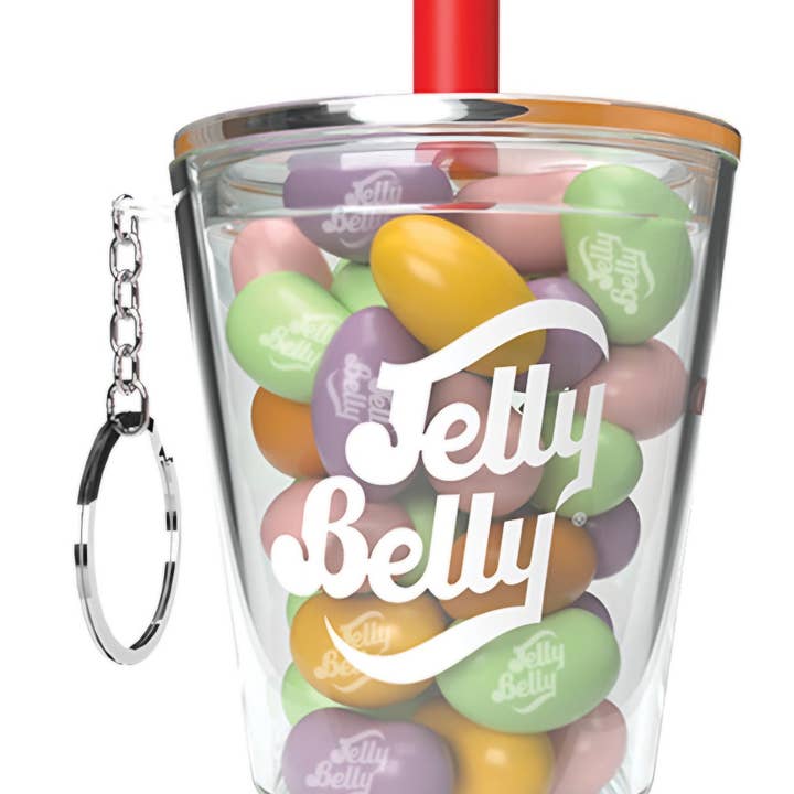Jelly Belly Boba Milk Tea Mini Cup Keychain – 2.29oz, 24ct for wholesale by Majestic Wholesale